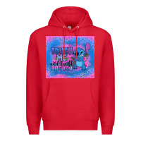 Red touch me and i will bite you stitch Premium Hoodie - Zillion Design Studio