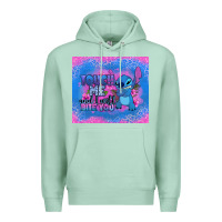 Touch Me And I Will Bite You Stitch Premium Hoodie | Teevron