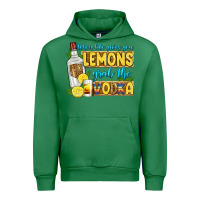 Emerald when life gives you lemons grab the vodka Urban Hoodie - Zillion Design Studio