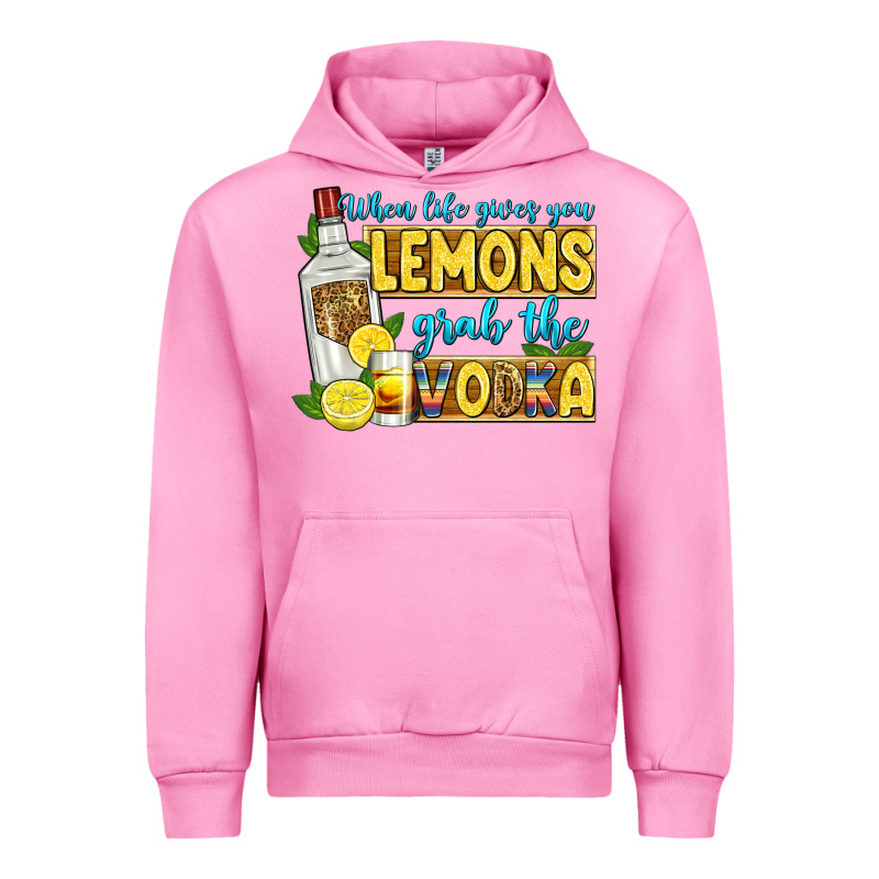 When Life Gives You Lemons Grab The Vodka Urban Hoodie by Zillion Design Studio | Teevron