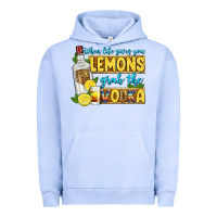 Pigment Grape Ice when life gives you lemons grab the vodka Urban Hoodie - Zillion Design Studio