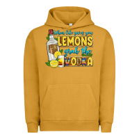 Pigment Peanut Butter when life gives you lemons grab the vodka Urban Hoodie - Zillion Design Studio