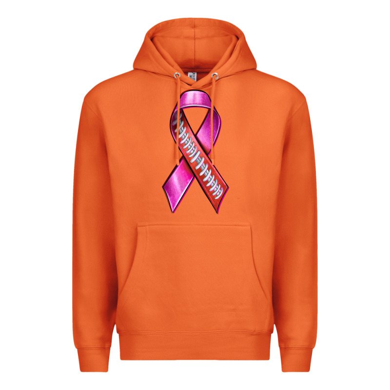 Breast Cancer Ribbon American Football Premium Hoodie by texasbilliewilder | Teevron