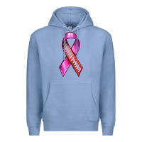 Colony Blue Breast Cancer Ribbon American Football Premium Hoodie - texasbilliewilder