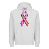 Dove Grey Breast Cancer Ribbon American Football Premium Hoodie - texasbilliewilder