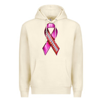 Sandshell Breast Cancer Ribbon American Football Premium Hoodie - texasbilliewilder