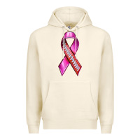 Breast Cancer Ribbon American Football Premium Hoodie | Teevron