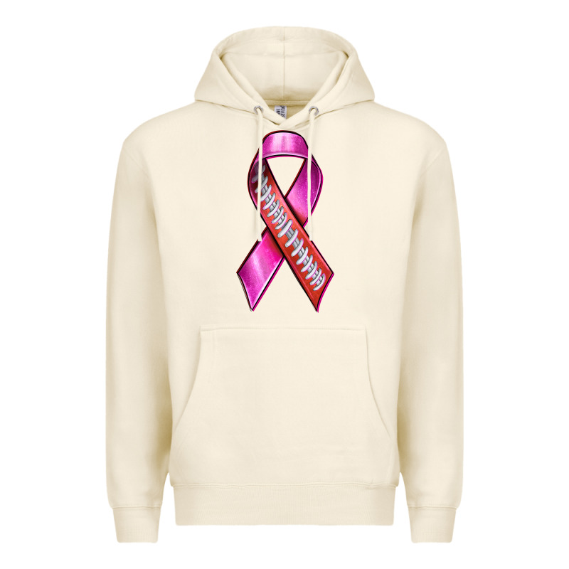 Breast Cancer Ribbon American Football Premium Hoodie by texasbilliewilder | Teevron