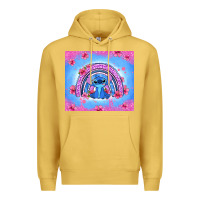 Antique Gold stitch rainbow Premium Hoodie - Zillion Design Studio