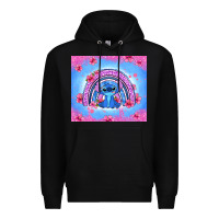 Black stitch rainbow Premium Hoodie - Zillion Design Studio