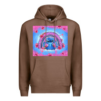 Chestnut stitch rainbow Premium Hoodie - Zillion Design Studio