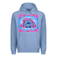 Stitch Rainbow Premium Hoodie | Teevron