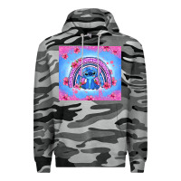 Slate Camo stitch rainbow Premium Hoodie - Zillion Design Studio