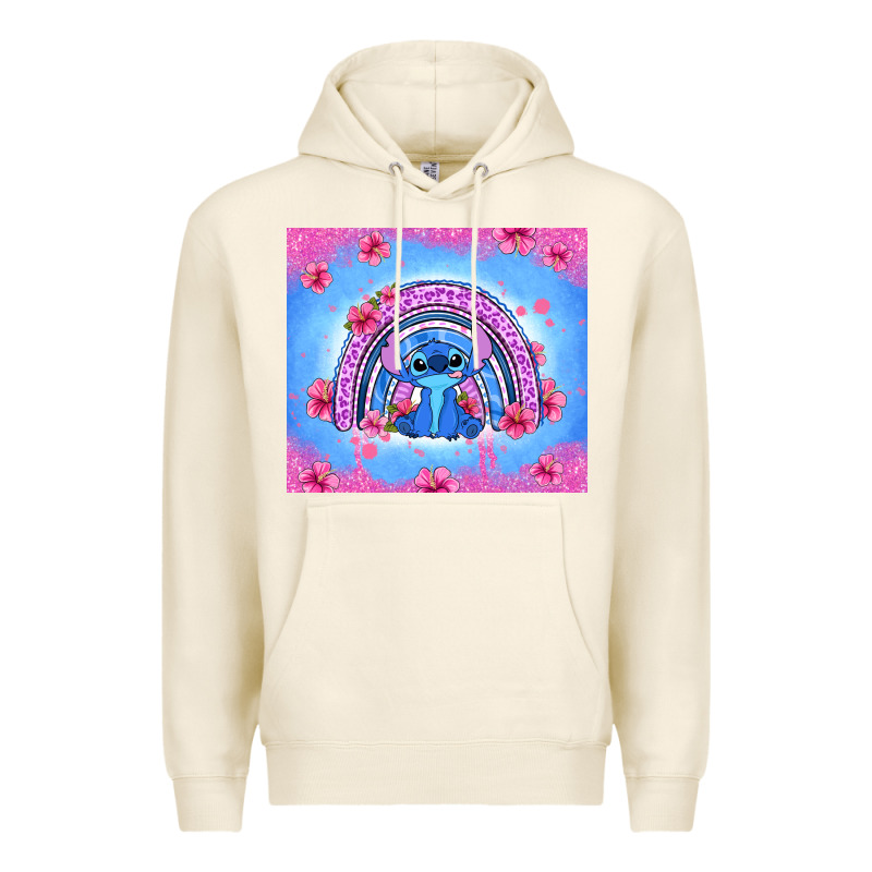 Stitch Rainbow Premium Hoodie by Zillion Design Studio | Teevron