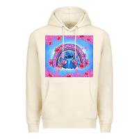 Tofu stitch rainbow Premium Hoodie - Zillion Design Studio