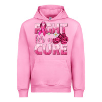 Fuchsia Pink Fight For a Cure Urban Hoodie - texasbilliewilder