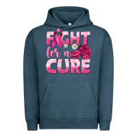 Pigment Midnight Navy Fight For a Cure Urban Hoodie - texasbilliewilder