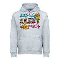 Heather Grey western little miss sassy pants Urban Hoodie - Zillion Design Studio