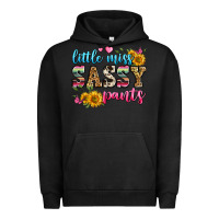 Pigment Black western little miss sassy pants Urban Hoodie - Zillion Design Studio