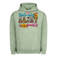 Pigment Oil Green western little miss sassy pants Urban Hoodie - Zillion Design Studio
