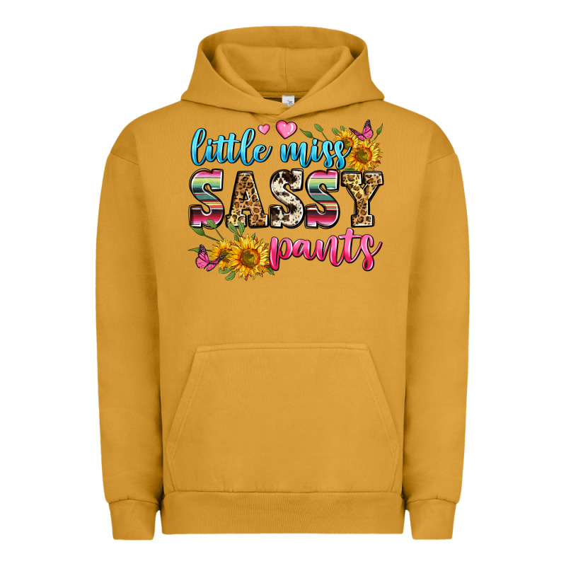 Western Little Miss Sassy Pants Urban Hoodie by Zillion Design Studio | Teevron