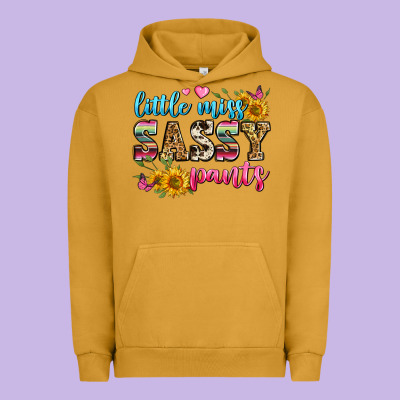 Western Little Miss Sassy Pants Urban Hoodie Designed By Zillion Design Studio