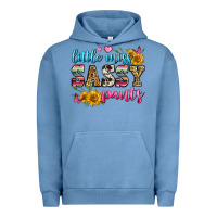 Pigment Pebble Blue western little miss sassy pants Urban Hoodie - Zillion Design Studio