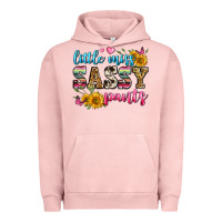 Pigment Salmon western little miss sassy pants Urban Hoodie - Zillion Design Studio