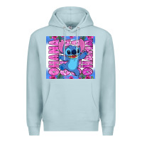Blue Mist stitch ohana Premium Hoodie - Zillion Design Studio
