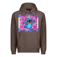 Coffee stitch ohana Premium Hoodie - Zillion Design Studio