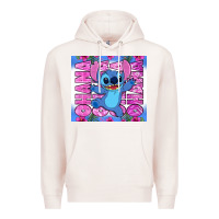 Pale Pink stitch ohana Premium Hoodie - Zillion Design Studio