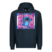 Navy stitch ohana Premium Hoodie - Zillion Design Studio