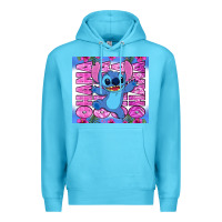 Ocean Blue stitch ohana Premium Hoodie - Zillion Design Studio