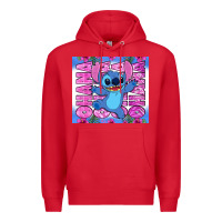 Red stitch ohana Premium Hoodie - Zillion Design Studio