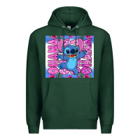 Sports Green stitch ohana Premium Hoodie - Zillion Design Studio