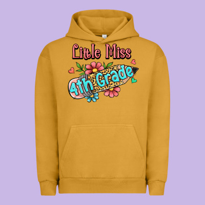Little Miss Fourth Grade Urban Hoodie Designed By Ranaportraitstore