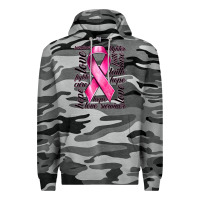Slate Camo Breast Cancer Ribbon Hope Love Faith Premium Hoodie - texasbilliewilder
