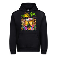 Black the only b.s. i need is beer and sunshine Urban Hoodie - Zillion Design Studio