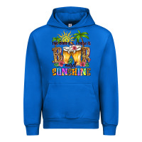 Cobalt the only b.s. i need is beer and sunshine Urban Hoodie - Zillion Design Studio