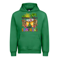 Emerald the only b.s. i need is beer and sunshine Urban Hoodie - Zillion Design Studio