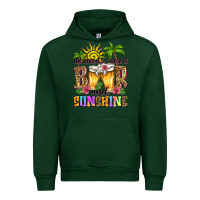 Forest Green the only b.s. i need is beer and sunshine Urban Hoodie - Zillion Design Studio