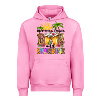 Fuchsia Pink the only b.s. i need is beer and sunshine Urban Hoodie - Zillion Design Studio