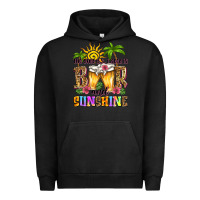 Pigment Black the only b.s. i need is beer and sunshine Urban Hoodie - Zillion Design Studio
