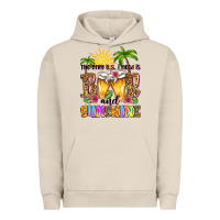 Pigment French Oak the only b.s. i need is beer and sunshine Urban Hoodie - Zillion Design Studio