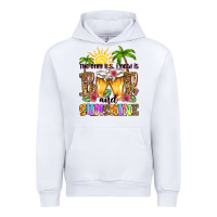 White the only b.s. i need is beer and sunshine Urban Hoodie - Zillion Design Studio