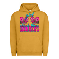 Pigment Peanut Butter Girl Check Those Boobies Urban Hoodie - texasbilliewilder