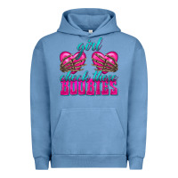 Pigment Pebble Blue Girl Check Those Boobies Urban Hoodie - texasbilliewilder