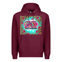 Burgundy some moms cuss too much it's me i'm some moms Premium Hoodie - Zillion Design Studio