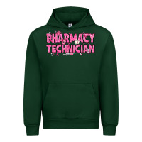 Forest Green Breast Cancer Pharmacy Technician Urban Hoodie - texasbilliewilder