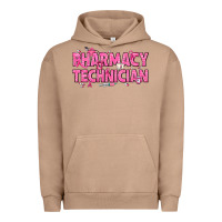 Pigment Burro Breast Cancer Pharmacy Technician Urban Hoodie - texasbilliewilder